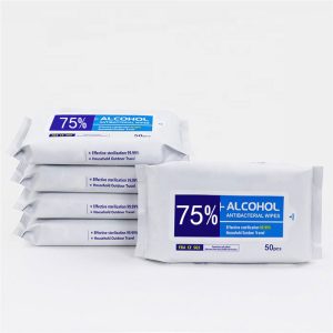 75% Alcohol Anti-Bacterial Disinfectant Disposable Wet Wipes